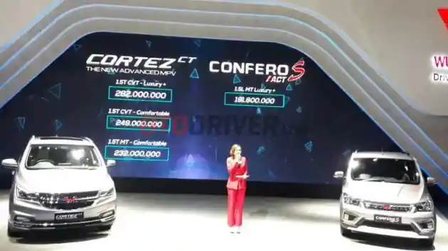 Foto - Harga Wuling Cortez CT dan Confero S ACT Resmi Dirilis