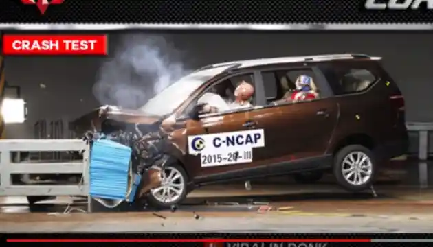 Foto - CRASH TEST: Wuling Cortez Versi Tiongkok (China NCAP)