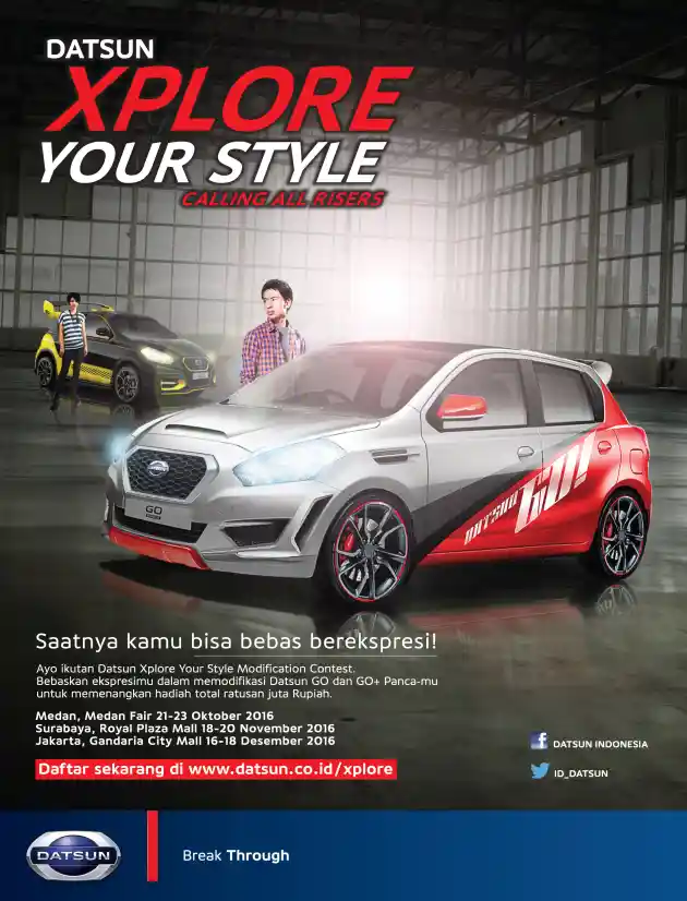 Foto - Datsun Ajak Modifikator Sumatera Utara Rombak Go dan Go+