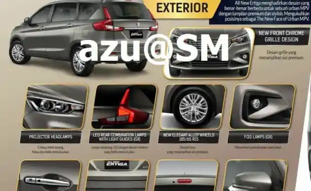 Foto - Wujud Suzuki Ertiga Model Baru Bocor ke Publik!