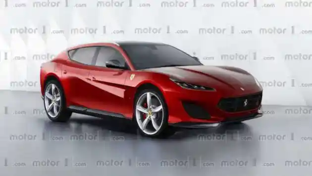 Foto - Ferrari Juga Rancang Sebuah SUV, Siap Tandingi Lamborghini Urus