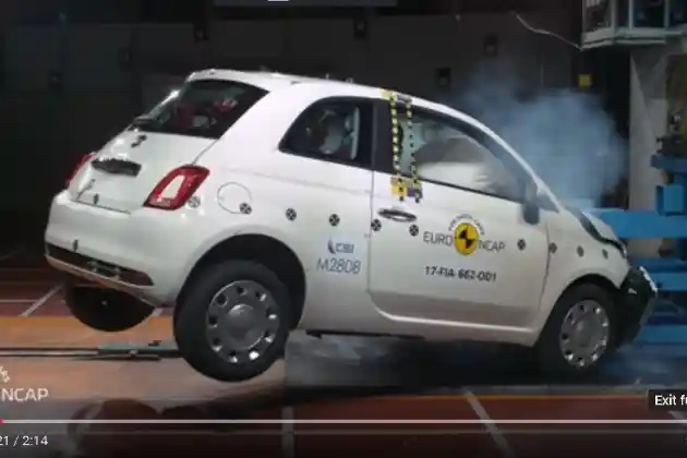 Foto - VIDEO: Crash Test Fiat 500 2017 (EURO NCAP)