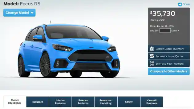 Foto - Ford Focus RS Masuk Dapur Produksi