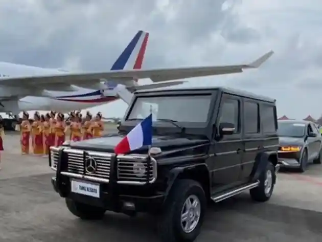 Foto - Intip Spesifikasi Mercedes-Benz G-Class Presiden Perancis Saat G20, Bukan Keluaran Terbaru