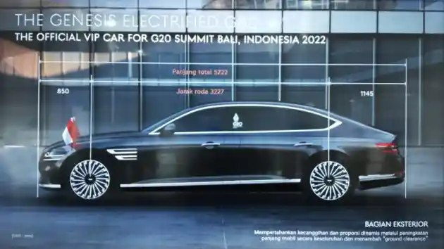 Foto - Genesis G80 EV Resmi Jadi Kereta Mewah Para Kepala Negara Di KTT G20 2022 Bali
