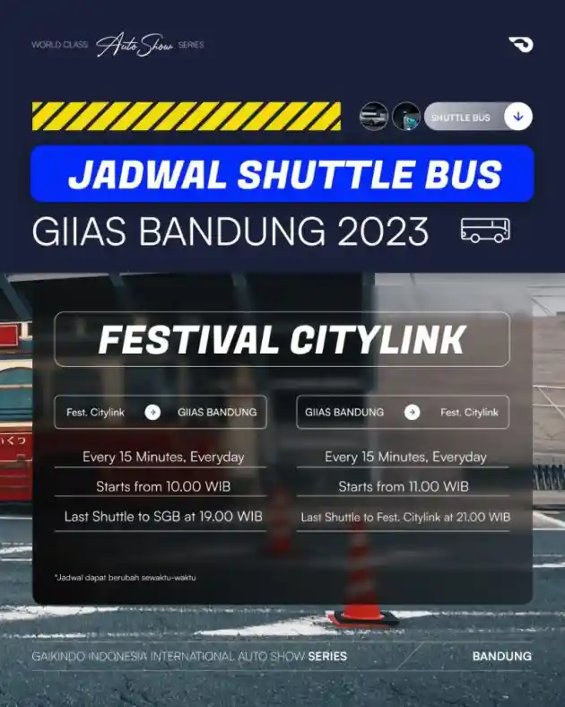 Foto - GIIAS Bandung Beri Kemudahan Untuk Parkir dan Pengunjung Yang Ingin Menggunakan Shuttle Bus