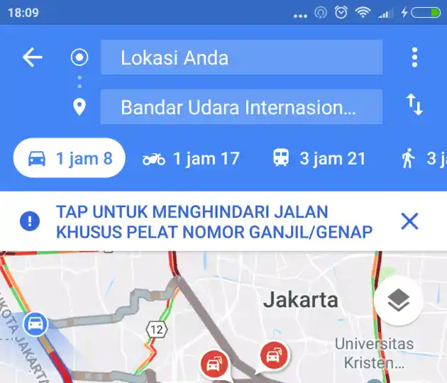 Foto - Google Mudahkan Siasati Aturan Ganjil-Genap Lewat Aplikasi Ini