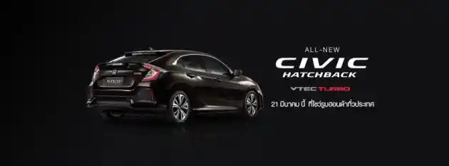 Foto - Honda Civic Turbo Hatchback Resmi Dijual Di Thailand, Hanya Ada CVT