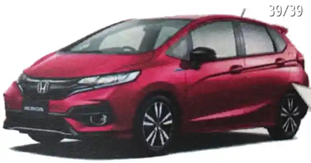 Foto - Brosur Honda Jazz Facelift Bocor Di Jepang, Inilah Desainnya