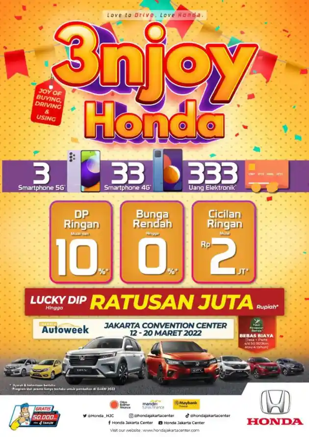 Foto - Ragam Promo Menarik Honda Di Ajang GJAW 2022