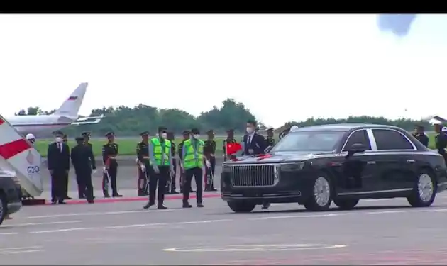 Foto - Xing Jinping Bawa Limousine Terbarunya Hongqi N701 di KTT G20. Ini Spesifikasinya
