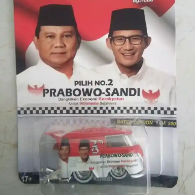 Foto - Unik! Hot Wheels Livery Jokowi dan Prabowo