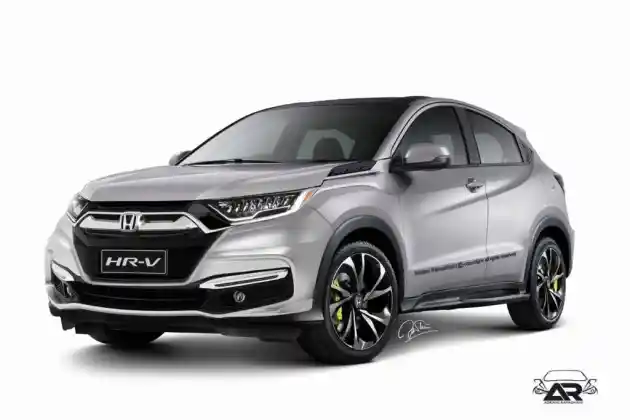 Foto - Inilah Reka Wujud Honda HR-V Facelift 2018