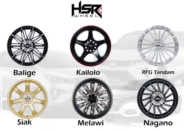 Foto - HSR Wheel Sediakan Pelek Istimewa Untuk Perantik Mobil-Mobil Korting PPnBM