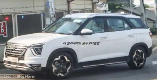 Foto - SPY SHOT: Hyundai Alcazar Facelift