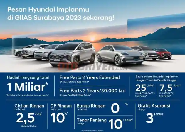 Foto - 5 Promo Menarik Pembelian Hyundai di GIIAS Surabaya 2023