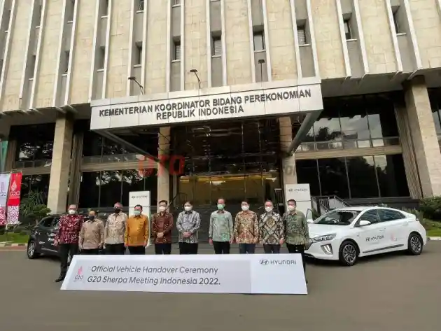 Foto - Hyundai Resmi Jadi Kendaraan Delegasi G20