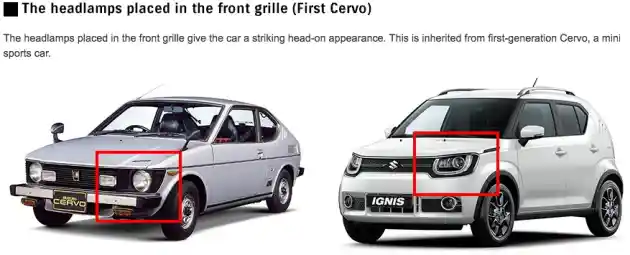 Foto - Suzuki Ignis Ternyata Ambil Desain Dari 4 Mobil Lawas Ini