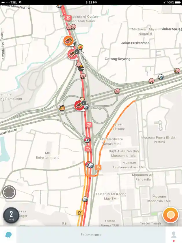 Foto - Aplikasi GPS Ini Bantu Pengguna Mobil Hindari Jalur Ganjil Genap