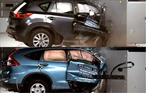 Foto - VIDEO: Crash Test Honda CR-V Dan Mazda CX-5. Mana Lebih Baik?