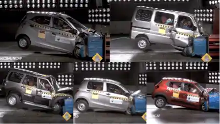 Foto - VIDEO: Crash Test 5 Mobil CKD India, Semua Dapat Bintang 0!