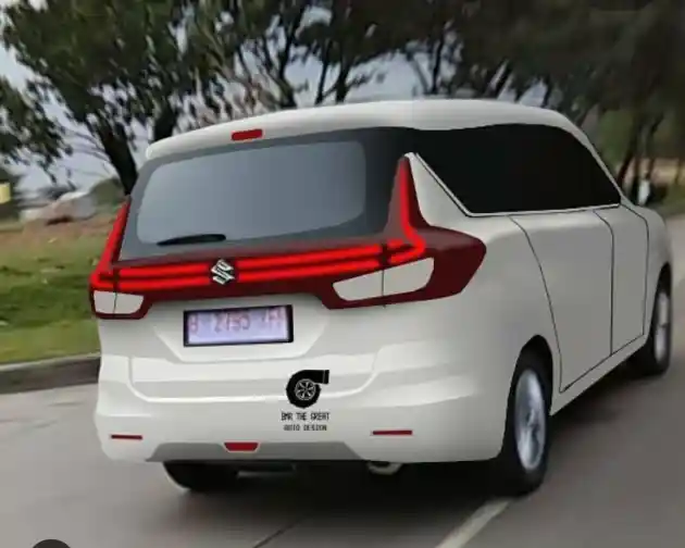 Foto - Seperti Ini Kah Bagian Belakang Suzuki Ertiga Generasi Terbaru?