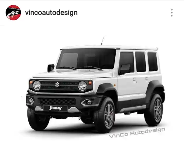 Foto - Suzuki Jimny "Versi 4 Pintu" Jadi Mirip Jeep Rubicon?