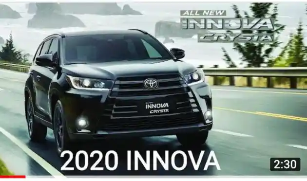 Foto - VIDEO: Terkaan Kijang Innova Generasi Terbaru