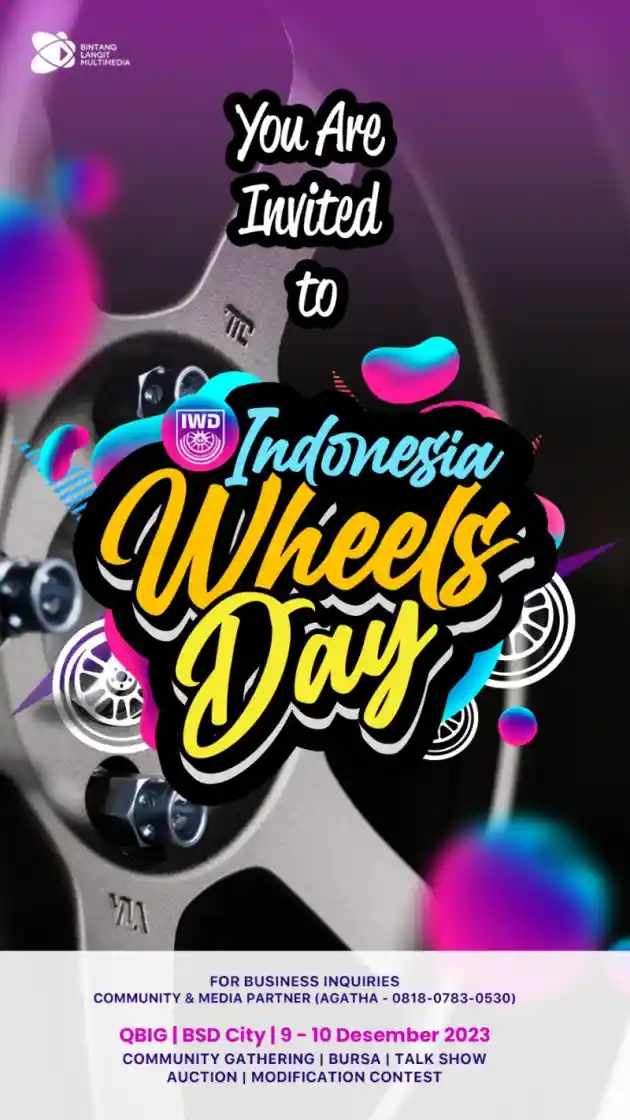 Foto - Bersiap Indonesia Wheels Day, Event Kumpul Komunitas dan Lelang Pelek Langka