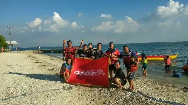 Foto - Datsun GO Community Indonesia Chapter Bogor Wisata Ke Pulau Untung Jawa