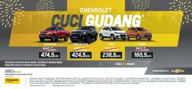 Foto - Chevrolet Cuci Gudang, Trax Diskon Hingga RP 80 Juta!