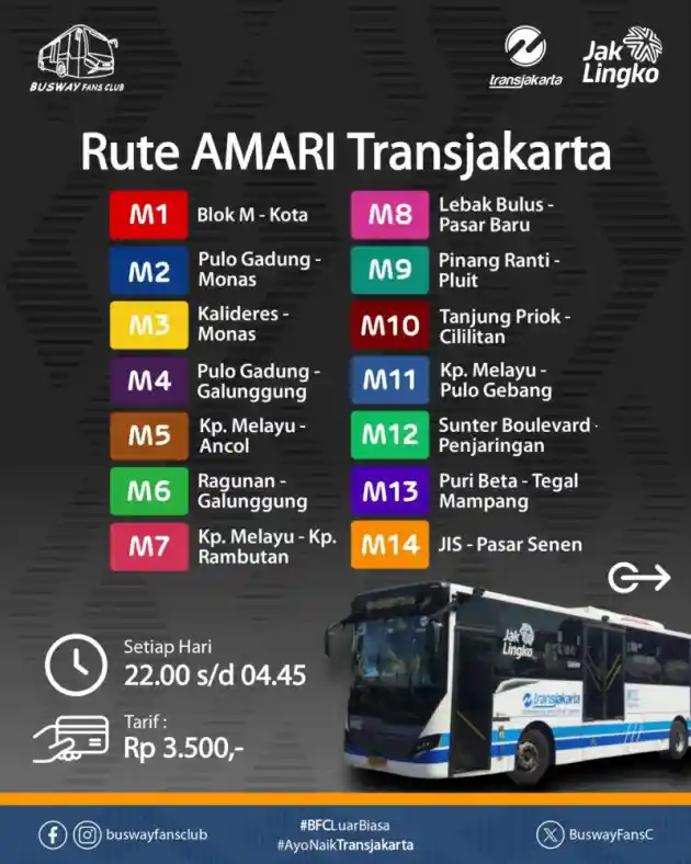 Foto - Tambahan Angkutan Malam Hari Transjakarta Di Libur Nataru