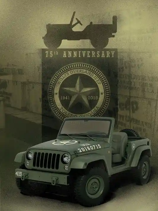 Foto - Jeep Perkenalkan Wrangler 75th Salute Concept, Reinkarnasi Willys!