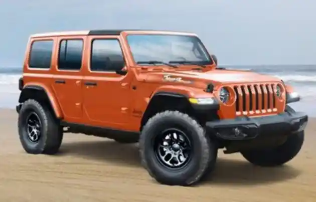 Foto - Jeep Lansir Dua Model Baru Bertemakan Pantai