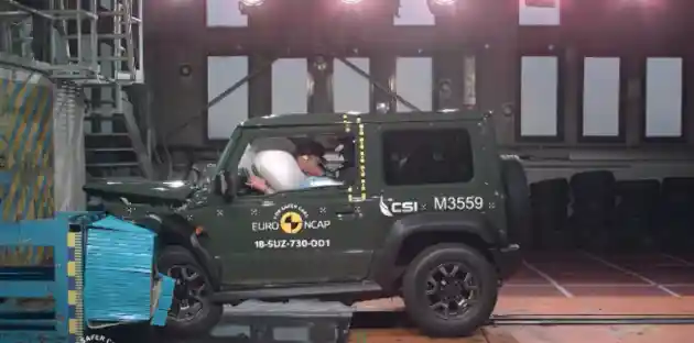 Foto - VIDEO: Crash Test Suzuki Jimny Generasi Terbaru (Euro NCAP)