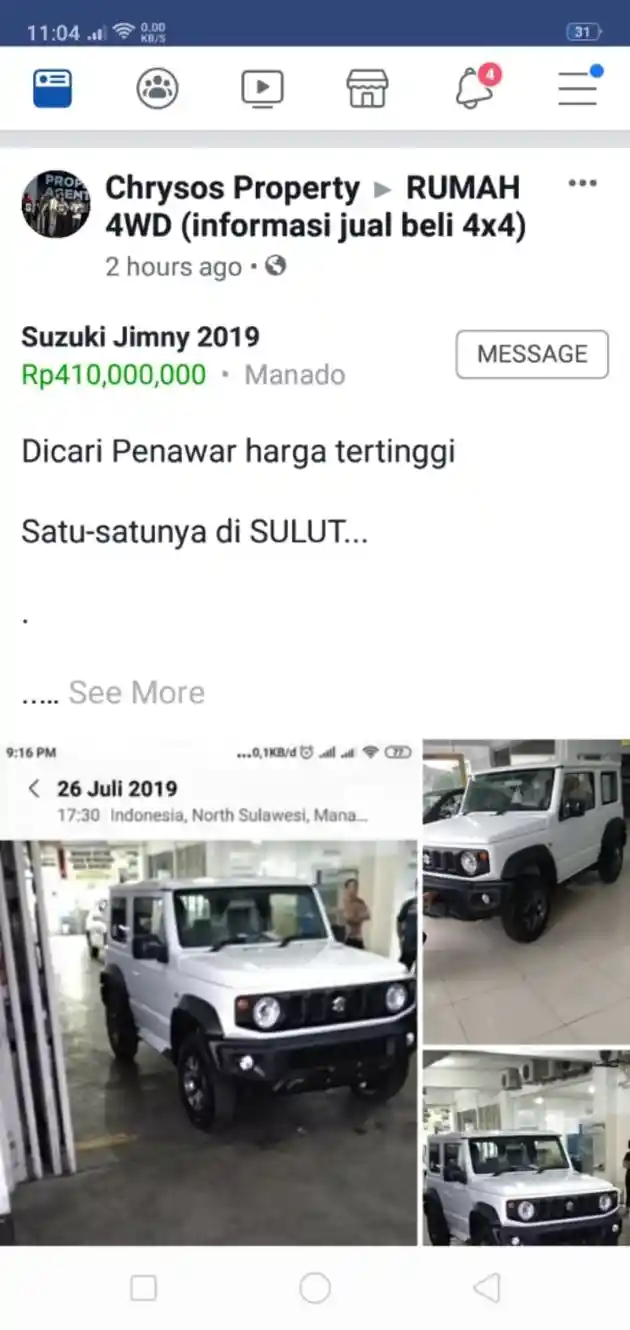 Foto - Harga All New Jimny Bergerak Liar