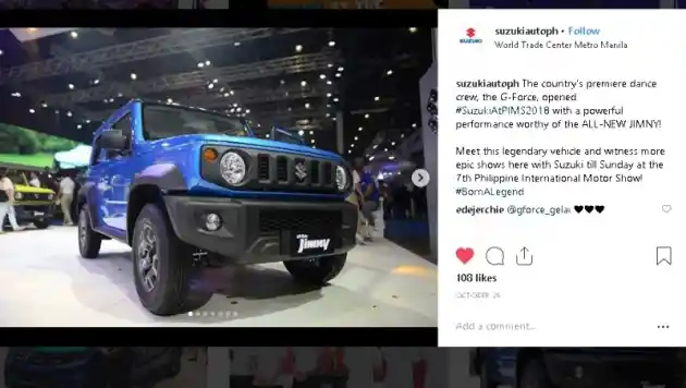 Foto - Suzuki Jimny Model Baru Akan Dijual RP 300 Jutaan di Filipina?