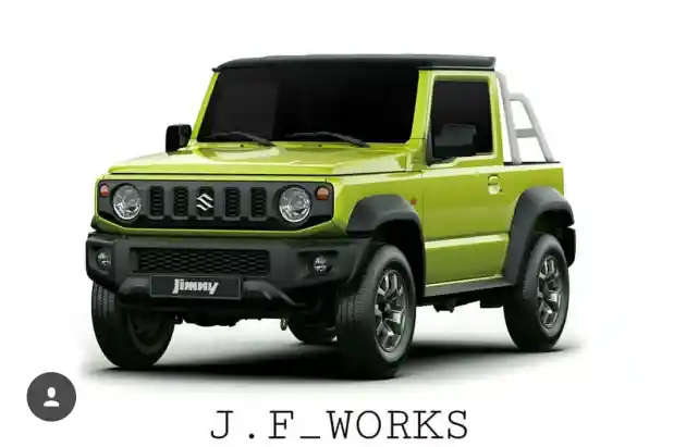 Foto - Suzuki Jimny Generasi Terbaru "Varian Pick Up" Kian Menggoda