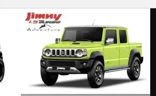 Foto - Suzuki Jimny Generasi Terbaru "Varian Pick Up" Kian Menggoda