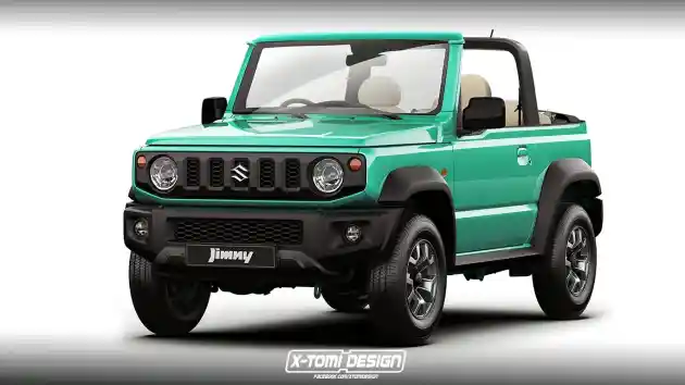 Foto - Suzuki Jimny Model Baru Varian Tanpa Atap Mungkin Seperti Ini