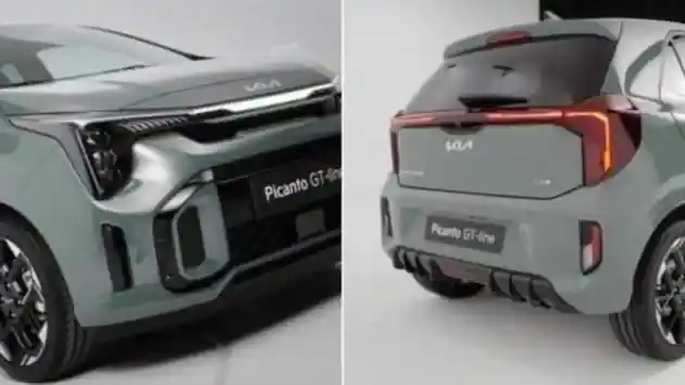 Foto - Kia Picanto Terbaru Bocor, Wajahnya Futuristik Seperti EV9