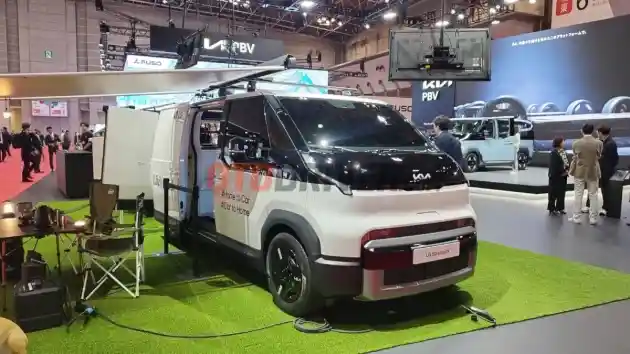 Foto - Manfaatkan Kelemahan Otomotif Jepang, Kia Masuk Lewat Kendaraan Niaga Listrik Murni