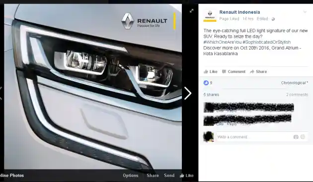 Foto - Renault Koleos Facelift Melenggang Pekan Depan. Apa Ubahannya?