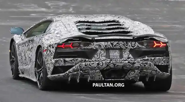 Foto - SPY SHOT: Lamborghini Aventador Facelift 2017