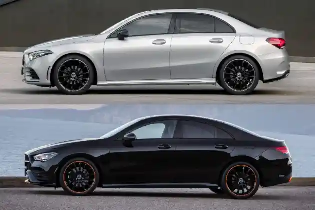 Foto - CLA Class dengan A-Class Sedan Membingungkan?