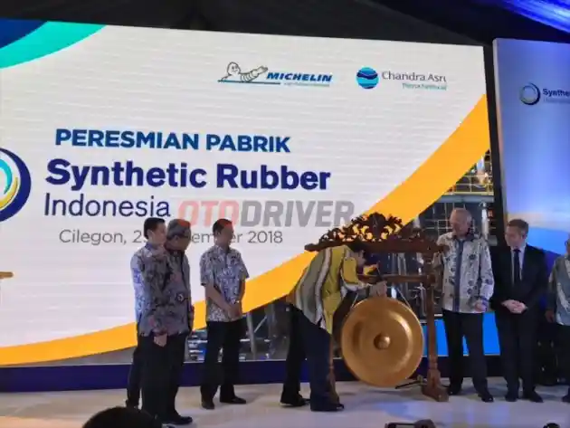 Foto - Pabrik Pengolahan Bahan Baku Ban Michelin Resmi Berdiri di Cilegon