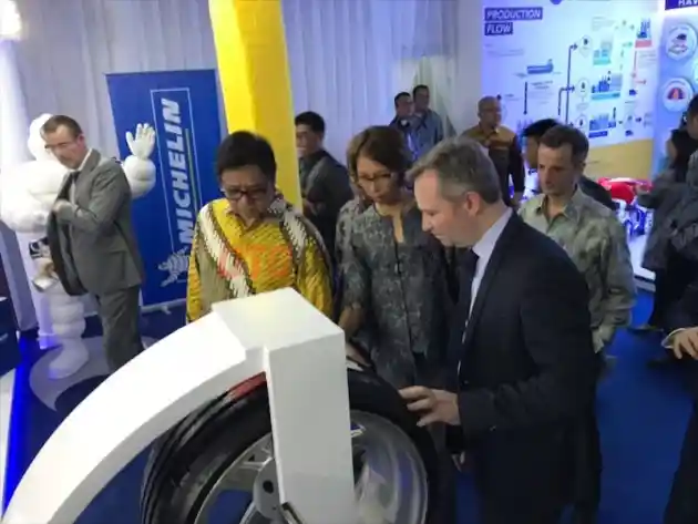 Foto - Pabrik Pengolahan Bahan Baku Ban Michelin Resmi Berdiri di Cilegon