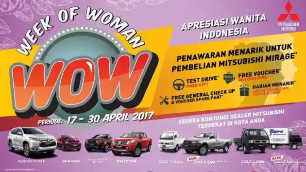 Foto - Semangat Hari Kartini, Mitsubishi Beri Konsumen Wanita Berbagai Promo Hingga 30 April