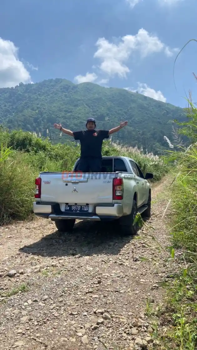 Foto - Mudik In Style 2023: Mudik Pakai Mitsubishi Triton Double Cabin, Tetap Nyaman