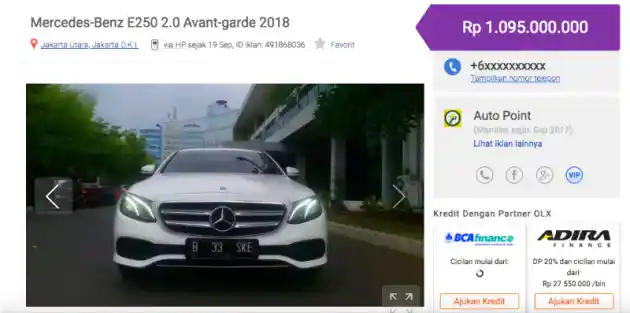 Foto - Mobil Bekas BMW dan Mercedes-Benz Keluaran 2018 Lebih Murah Hingga Rp 151 juta!